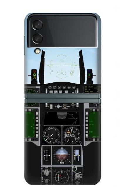 S3933 戦闘機UFO Fighter Aircraft UFO Samsung Galaxy Z Flip 3 5G バックケース、フリップケース・カバー