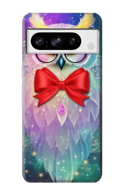 S3934 ファンタジーオタクフクロウ Fantasy Nerd Owl Google Pixel 8 pro バックケース、フリップケース・カバー