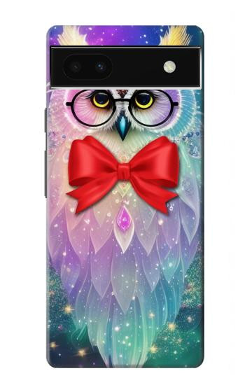 S3934 ファンタジーオタクフクロウ Fantasy Nerd Owl Google Pixel 6a バックケース、フリップケース・カバー