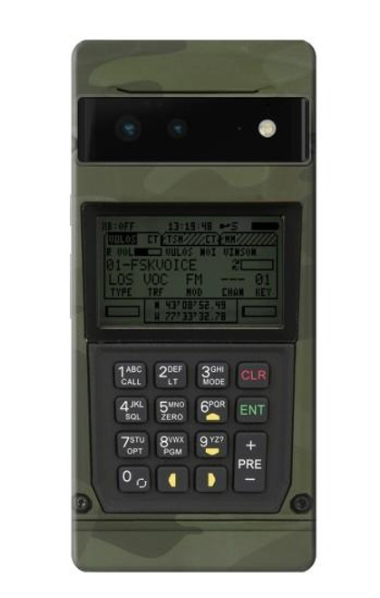 S3959 ミリタティ ラジオ グラフィック プリント Military Radio Graphic Print Google Pixel 6 バックケース、フリップケース・カバー