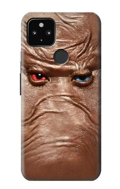 S3940 レザーマッドフェイスグラフィックペイント Leather Mad Face Graphic Paint Google Pixel 4a 5G バックケース、フリップケース・カバー