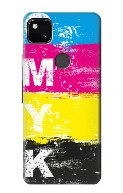 S3930 シアン マゼンタ イエロー キー Cyan Magenta Yellow Key Google Pixel 4a バックケース、フリップケース・カバー