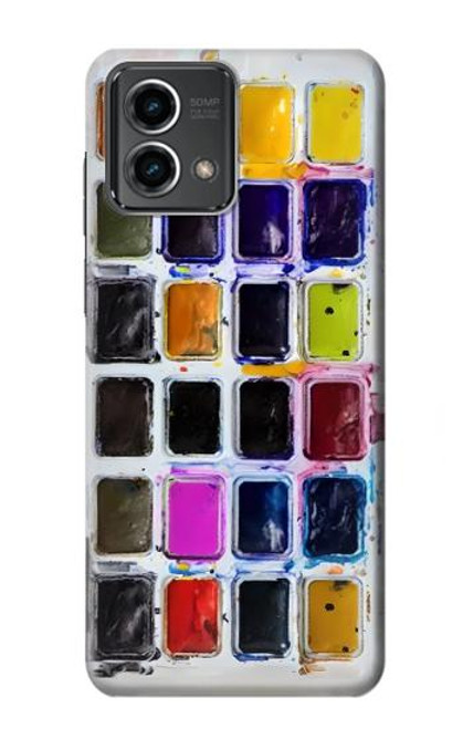 S3956 水彩パレットボックスグラフィック Watercolor Palette Box Graphic Motorola Moto G Stylus 5G (2023) バックケース、フリップケース・カバー