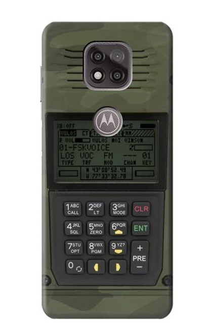 S3959 ミリタティ ラジオ グラフィック プリント Military Radio Graphic Print Motorola Moto G Power (2021) バックケース、フリップケース・カバー