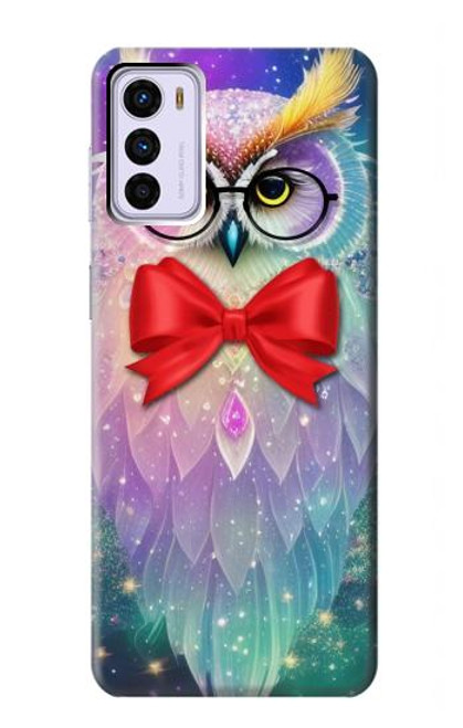 S3934 ファンタジーオタクフクロウ Fantasy Nerd Owl Motorola Moto G42 バックケース、フリップケース・カバー