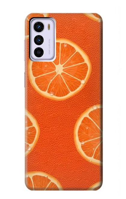 S3946 オレンジのシームレスなパターン Seamless Orange Pattern Motorola Moto G42 バックケース、フリップケース・カバー