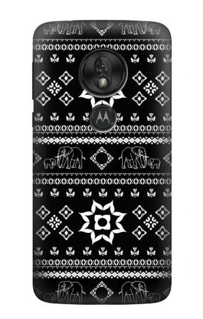 S3932 エレファントパンツの柄 Elephant Pants Pattern Motorola Moto G7 Play バックケース、フリップケース・カバー