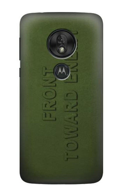 S3936 敵に向かって正面から Front Toward Enermy Motorola Moto G7 Play バックケース、フリップケース・カバー