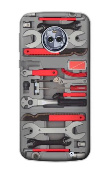 S3921 自転車修理ツール グラフィック ペイント Bike Repair Tool Graphic Paint Motorola Moto X4 バックケース、フリップケース・カバー