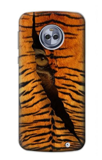 S3951 タイガーアイの涙跡 Tiger Eye Tear Marks Motorola Moto X4 バックケース、フリップケース・カバー