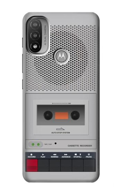 S3953 ビンテージ カセット プレーヤーのグラフィック Vintage Cassette Player Graphic Motorola Moto E20,E30,E40  バックケース、フリップケース・カバー