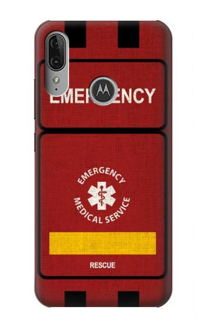 S3957 救急医療サービス Emergency Medical Service Motorola Moto E6 Plus, Moto E6s バックケース、フリップケース・カバー