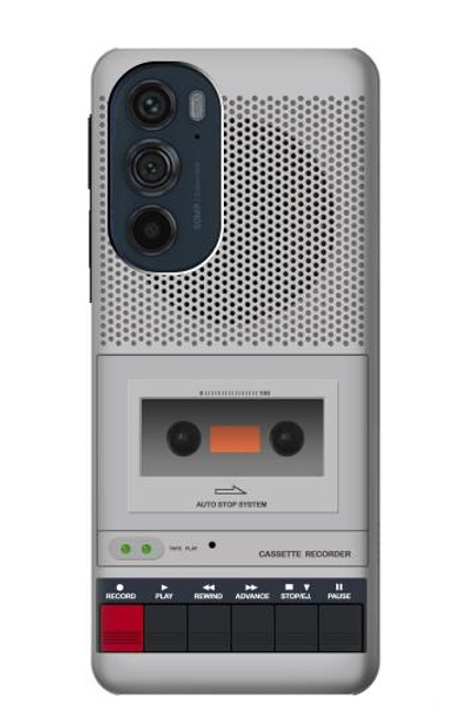 S3953 ビンテージ カセット プレーヤーのグラフィック Vintage Cassette Player Graphic Motorola Edge 30 Pro バックケース、フリップケース・カバー