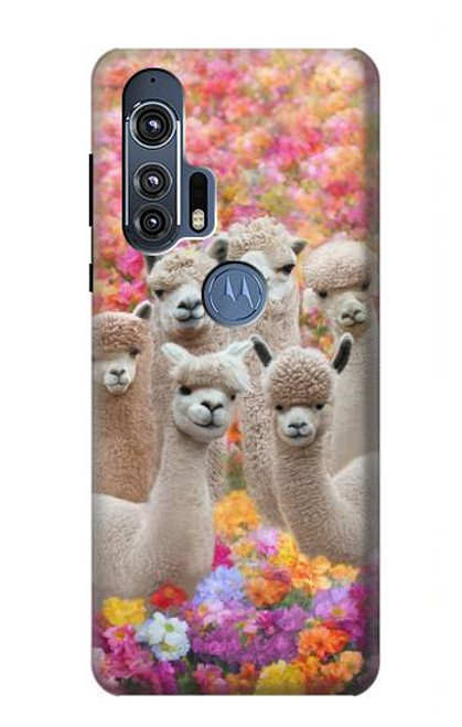 S3916 アルパカファミリー ベビーアルパカ Alpaca Family Baby Alpaca Motorola Edge+ バックケース、フリップケース・カバー