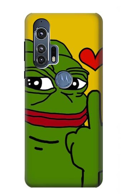 S3945 ペペ・ラブ・ミドルフィンガー Pepe Love Middle Finger Motorola Edge+ バックケース、フリップケース・カバー