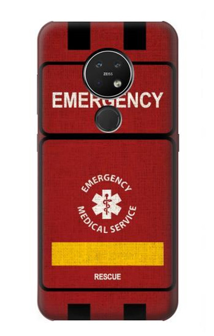 S3957 救急医療サービス Emergency Medical Service Nokia 7.2 バックケース、フリップケース・カバー