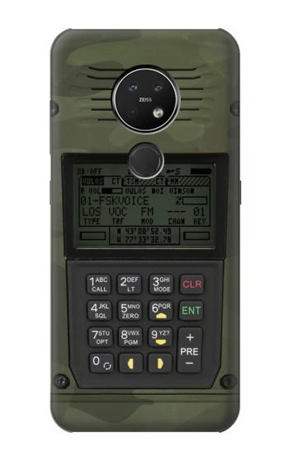 S3959 ミリタティ ラジオ グラフィック プリント Military Radio Graphic Print Nokia 7.2 バックケース、フリップケース・カバー