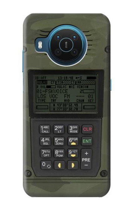 S3959 ミリタティ ラジオ グラフィック プリント Military Radio Graphic Print Nokia X20 バックケース、フリップケース・カバー