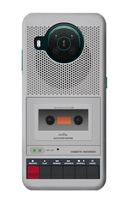 S3953 ビンテージ カセット プレーヤーのグラフィック Vintage Cassette Player Graphic Nokia X10 バックケース、フリップケース・カバー