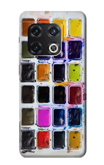 S3956 水彩パレットボックスグラフィック Watercolor Palette Box Graphic OnePlus 10 Pro バックケース、フリップケース・カバー