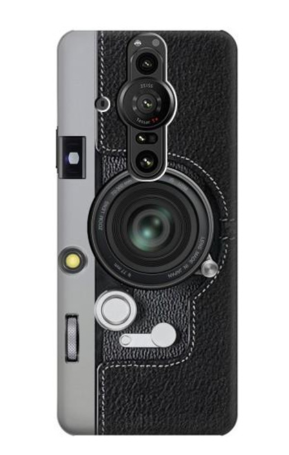 S3922 カメラレンズシャッターグラフィックプリント Camera Lense Shutter Graphic Print Sony Xperia Pro-I バックケース、フリップケース・カバー
