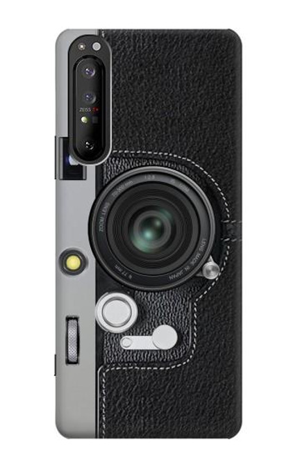 S3922 カメラレンズシャッターグラフィックプリント Camera Lense Shutter Graphic Print Sony Xperia 1 II バックケース、フリップケース・カバー