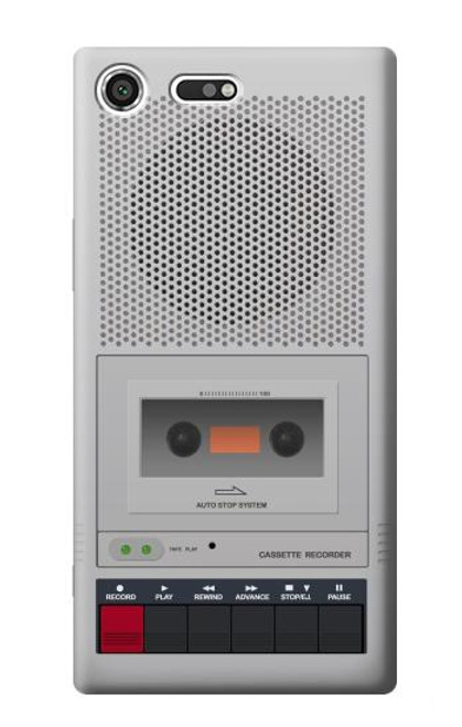 S3953 ビンテージ カセット プレーヤーのグラフィック Vintage Cassette Player Graphic Sony Xperia XZ Premium バックケース、フリップケース・カバー