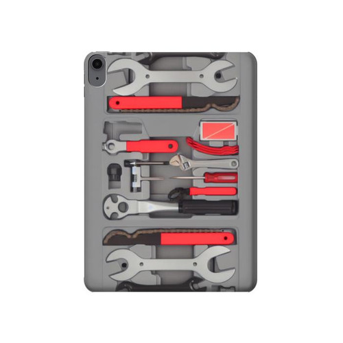 S3921 自転車修理ツール グラフィック ペイント Bike Repair Tool Graphic Paint iPad Air (2022, 2020), Air 11 (2024,2025), Pro 11 (2022) タブレットケース