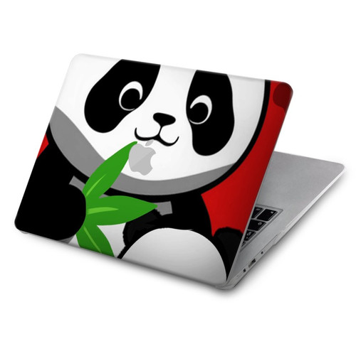 S3929 竹を食べるかわいいパンダ Cute Panda Eating Bamboo MacBook Air 13″ - A1369, A1466 ケース・カバー