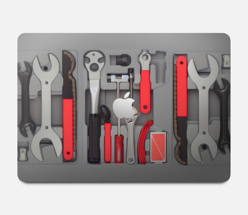 S3921 自転車修理ツール グラフィック ペイント Bike Repair Tool Graphic Paint MacBook Pro Retina 13″ - A1425, A1502 ケース・カバー