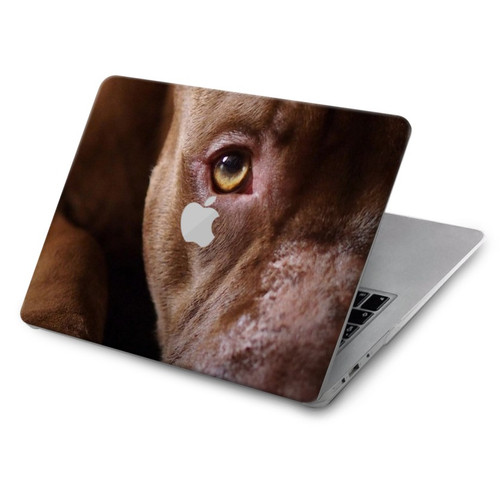 S0519 ピットブルの顔 PitBull Face MacBook Air 15″ (2023,2024) - A2941, A3114 ケース・カバー