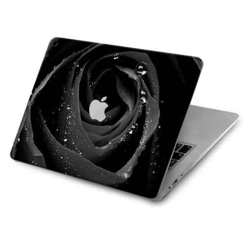 S1598 黒バラ Black Rose MacBook Air 15″ (2023,2024) - A2941, A3114 ケース・カバー