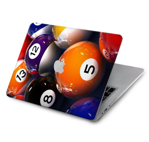 S2238 ビリヤードプールボール Billiard Pool Ball MacBook Air 15″ (2023,2024,2025) - A2941, A3114, A3241 ケース・カバー