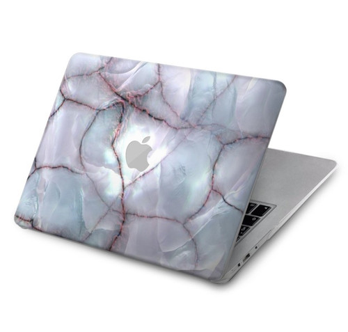 S2316 ダークブルーマーブルグラフィック Dark Blue Marble Texture Graphic Print MacBook Air 15″ (2023,2024) - A2941, A3114 ケース・カバー