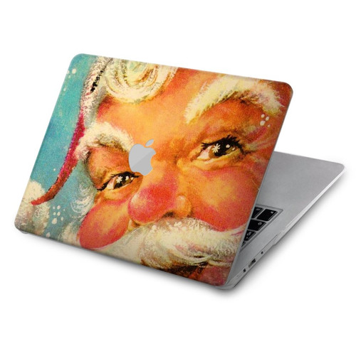 S2840 クリスマスヴィンテージサンタ Christmas Vintage Santa MacBook Air 15″ (2023,2024) - A2941, A3114 ケース・カバー