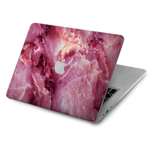 S3052 ピンクの大理石のグラフィックプリント Pink Marble Graphic Printed MacBook Air 15″ (2023,2024) - A2941, A3114 ケース・カバー