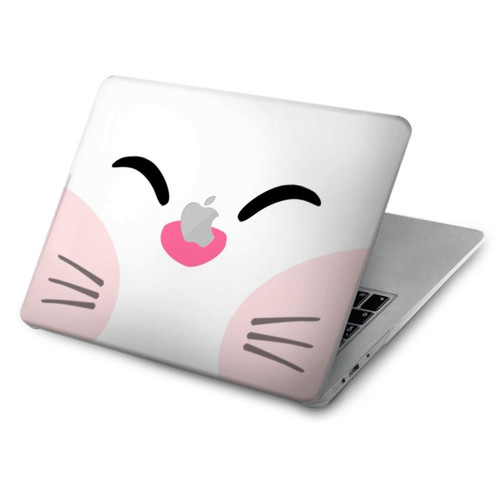 S3542 かわいい猫漫画 Cute Cat Cartoon MacBook Air 15″ (2023,2024) - A2941, A3114 ケース・カバー