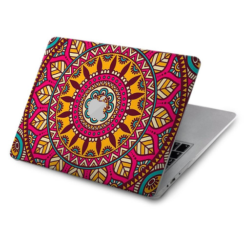 S3694 ヒッピーアートパターン Hippie Art Pattern MacBook Air 15″ (2023,2024) - A2941, A3114 ケース・カバー