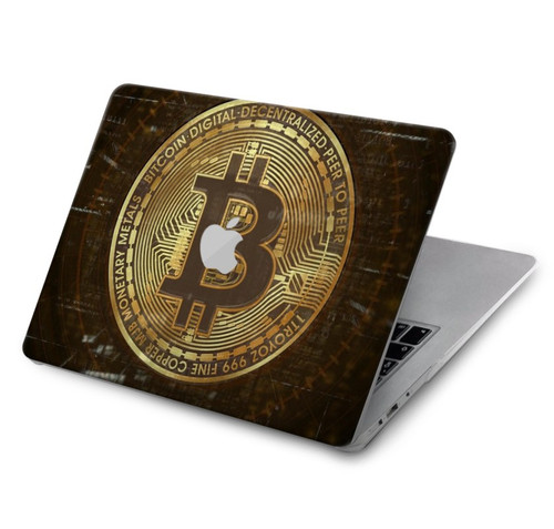 S3798 暗号通貨ビットコイン Cryptocurrency Bitcoin MacBook Air 15″ (2023,2024) - A2941, A3114 ケース・カバー