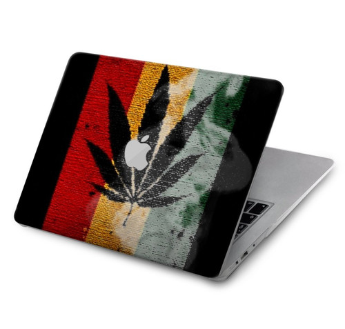 S3890 レゲエ ラスタ フラッグ スモーク Reggae Rasta Flag Smoke MacBook Air 15″ (2023) - A2941 ケース・カバー