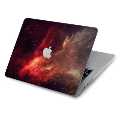 S3897 赤い星雲の宇宙 Red Nebula Space MacBook Air 15″ (2023) - A2941 ケース・カバー