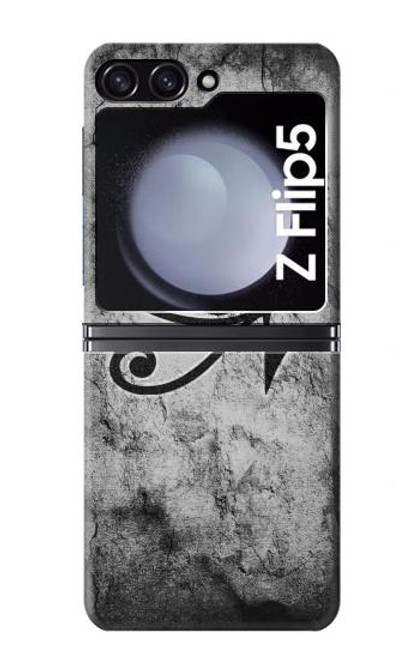 S3108 太陽神 ホルスの目 Sun Eye Of Horus Samsung Galaxy Z Flip 5 バックケース、フリップケース・カバー