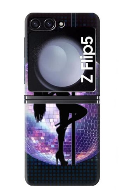 S3284 セクシーな女の子ディスコポールダンス Sexy Girl Disco Pole Dance Samsung Galaxy Z Flip 5 バックケース、フリップケース・カバー