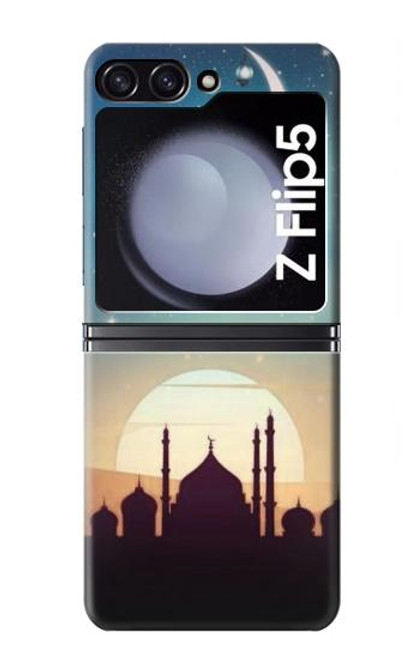 S3502 イスラムの夕日 Islamic Sunset Samsung Galaxy Z Flip 5 バックケース、フリップケース・カバー