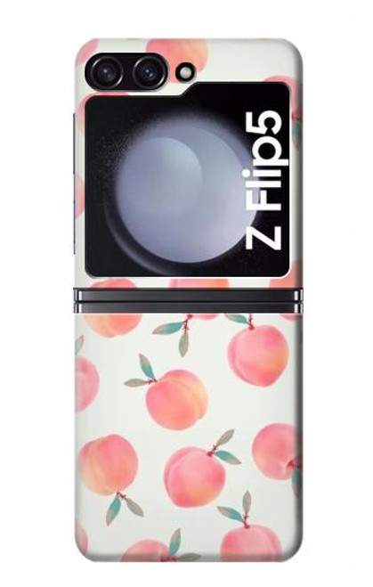 S3503 桃 Peach Samsung Galaxy Z Flip 5 バックケース、フリップケース・カバー