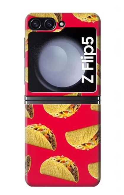 S3755 メキシコのタコスタコス Mexican Taco Tacos Samsung Galaxy Z Flip 5 バックケース、フリップケース・カバー