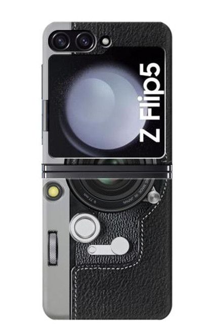S3922 カメラレンズシャッターグラフィックプリント Camera Lense Shutter Graphic Print Samsung Galaxy Z Flip 5 バックケース、フリップケース・カバー