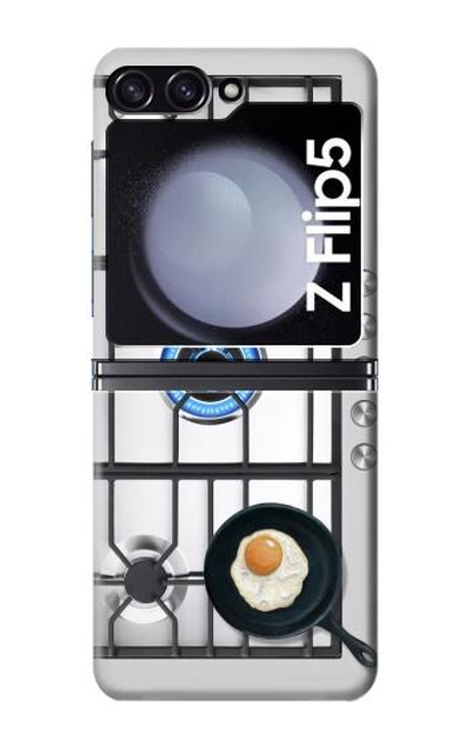 S3928 調理キッチンのグラフィック Cooking Kitchen Graphic Samsung Galaxy Z Flip 5 バックケース、フリップケース・カバー