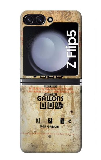 S3954 ビンテージガスポンプ Vintage Gas Pump Samsung Galaxy Z Flip 5 バックケース、フリップケース・カバー