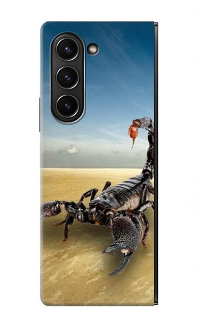 S0150 砂漠のサソリ Desert Scorpion Samsung Galaxy Z Fold 5 バックケース、フリップケース・カバー